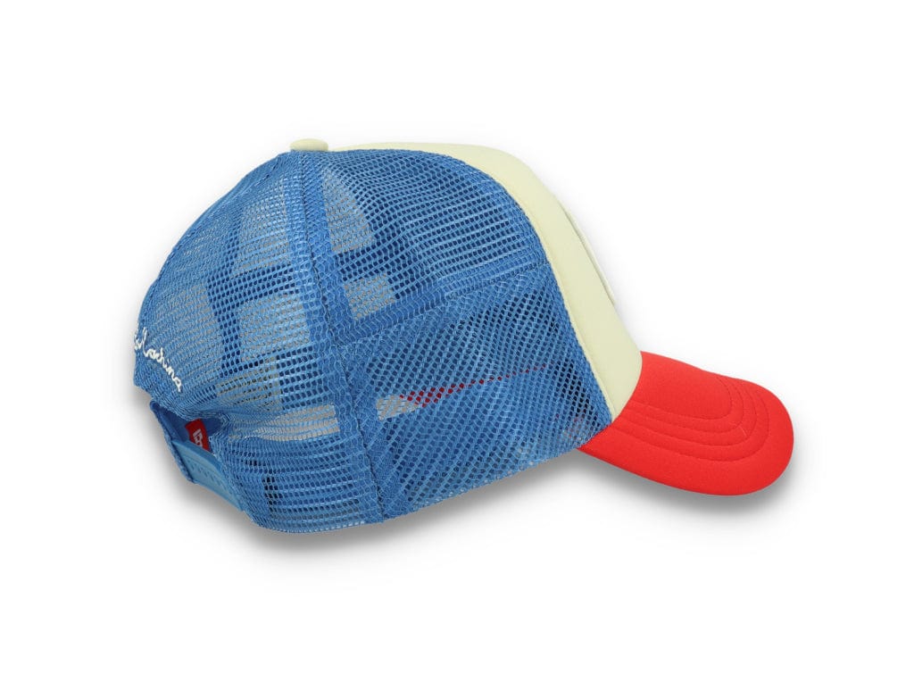Trucker Cap Deus Ex Machina Baylands Blue/Beige/Red - LOKK