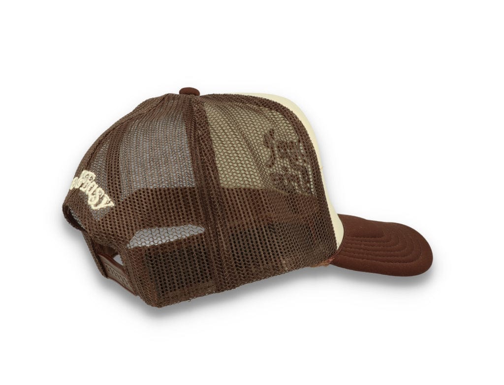 Trucker Cap Free & Easy Don't Trip Tan/Brown - LOKK