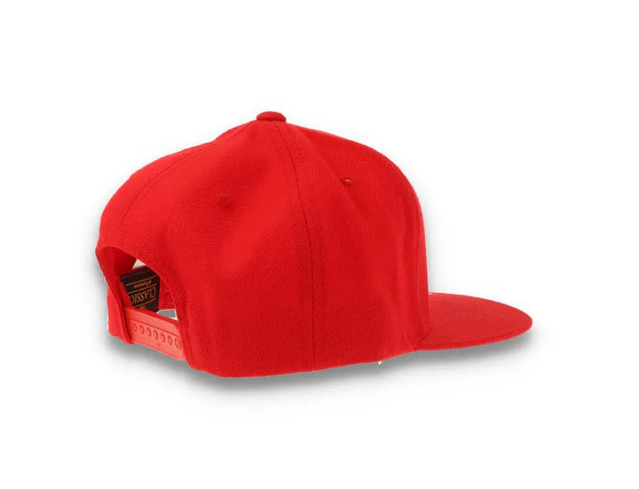Yupoong Classic Snapback 6089M Red/Red Undervisor - LOKK