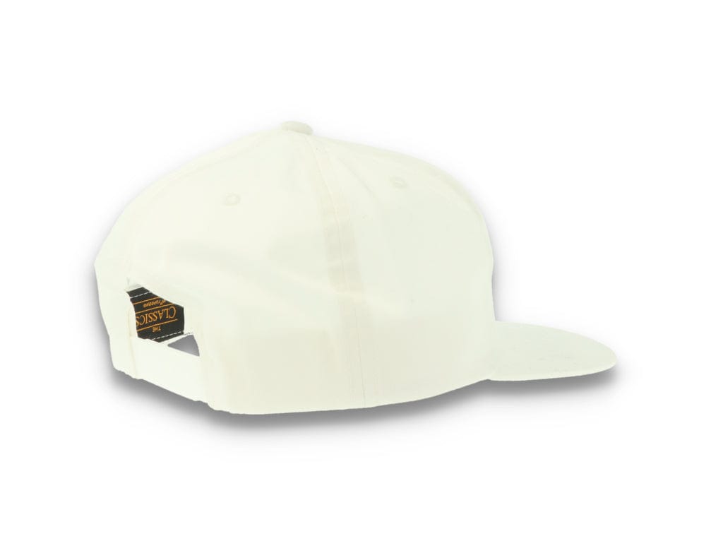 Yupoong 6502 Unstructured 5-Panel Snapback Cap White - LOKK