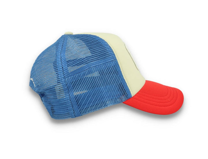 Trucker Cap Deus Ex Machina Baylands Blue/Beige/Red - LOKK
