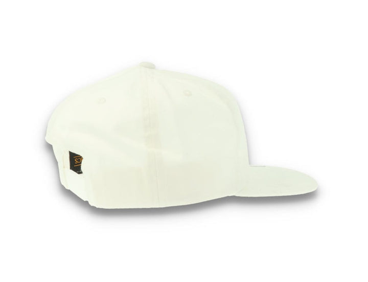 Yupoong 6502 Unstructured 5-Panel Snapback Cap White - LOKK