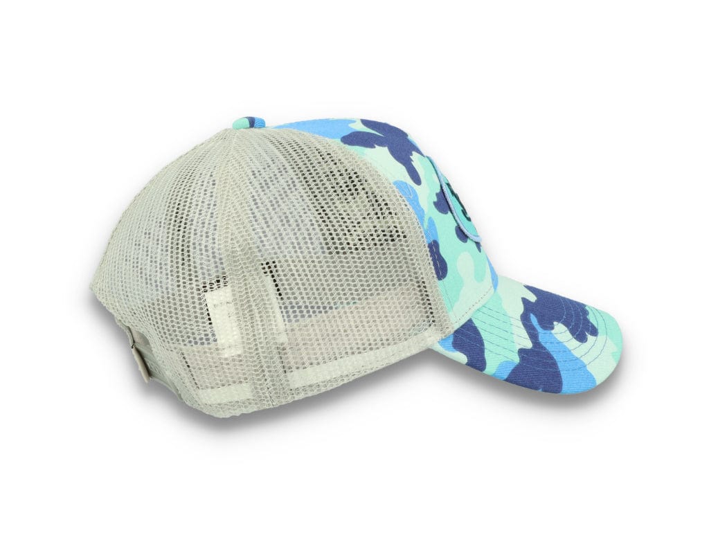 Von Dutch Trucker Cap Austin Cotton Twill Blue Camo