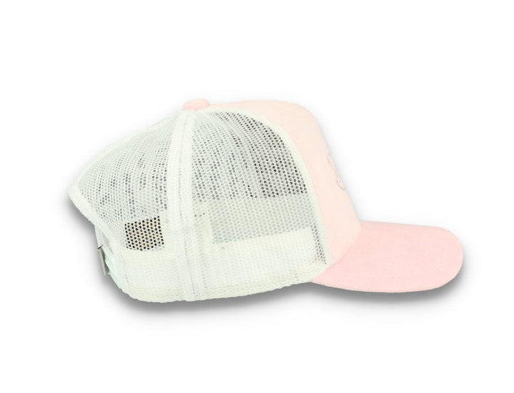 Trucker Cap Von Dutch Miami Velvet Light Pink/White - LOKK