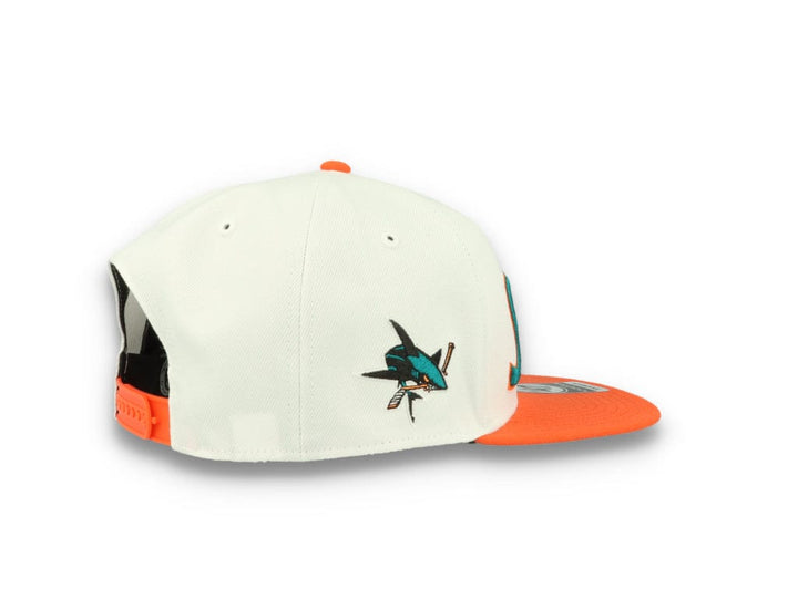 San Jose Sharks NHL Script Side Two Tone 47 Captain White - LOKK