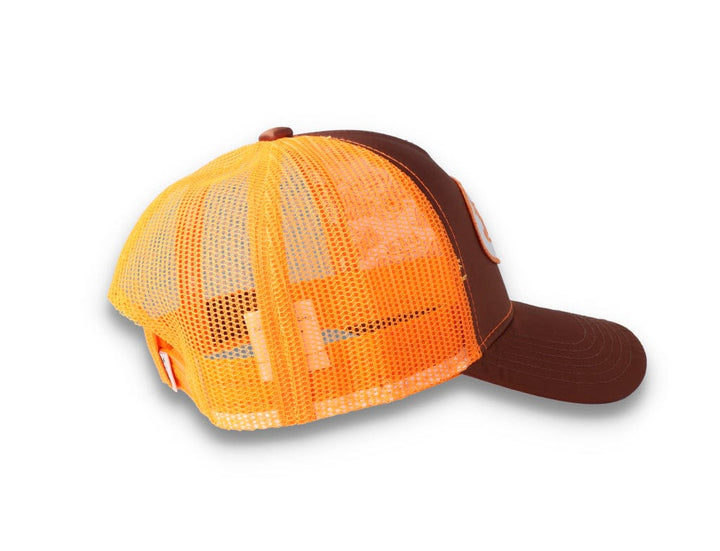 Von Dutch Trucker Cap Satin Brown/Orange - LOKK