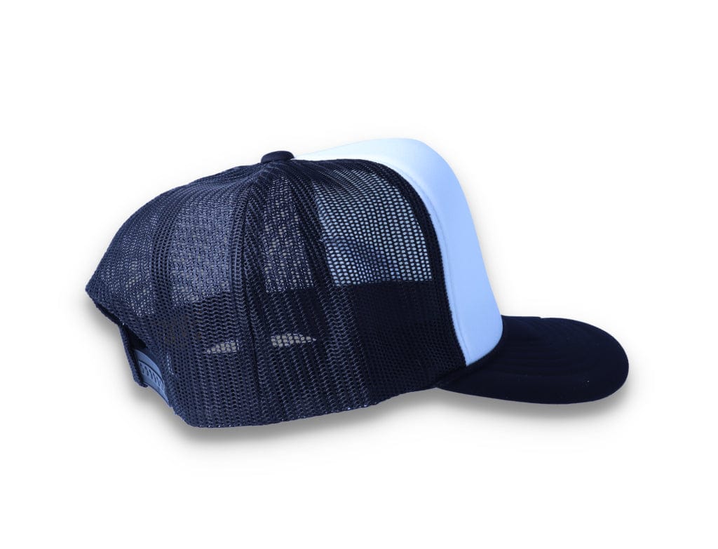 Black/White Trucker Cap Foam Curved Visor 6005FC - Yupoong