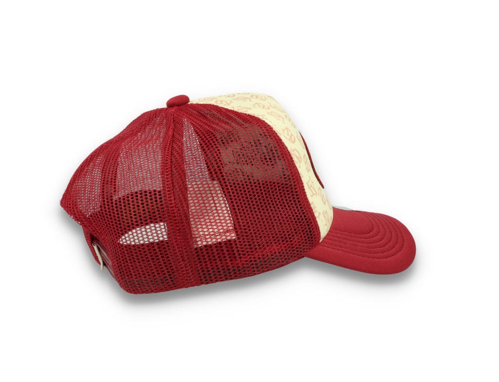 Von Dutch Trucker Cap Tampa Foam All Over Print Red/Blue - LOKK