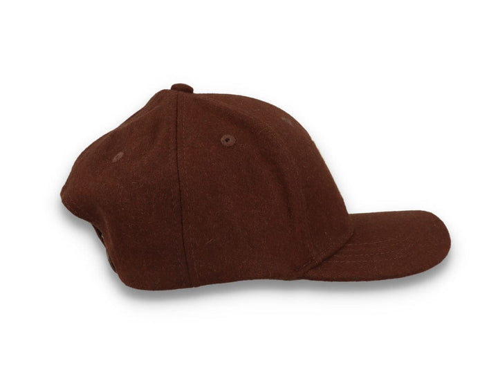 Wool II Baseball Cap Coffee Brown/Ivory - LOKK