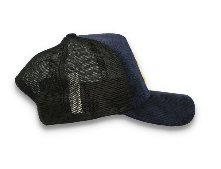 Trucker Cap Tie Dye NY Yankees Navy/Yellow - LOKK