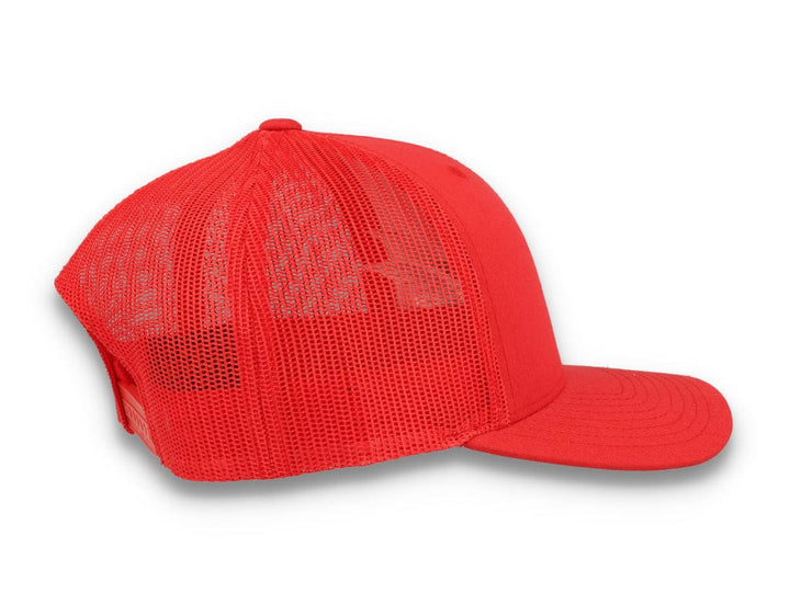 Red Trucker Cap Retro - Yupoong 6606 - LOKK