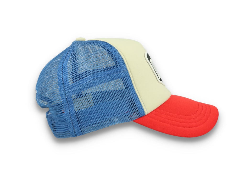 Trucker Cap Deus Ex Machina Baylands Blue/Beige/Red - LOKK