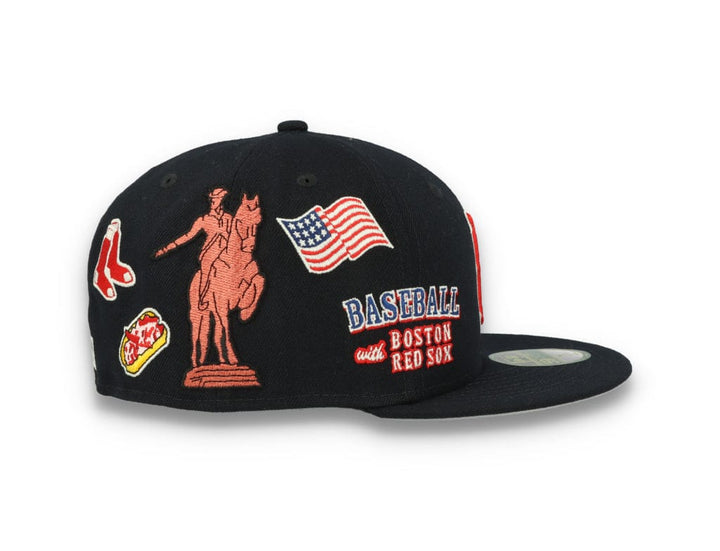 59FIFTY Script Boston Red Sox Dark Navy - LOKK