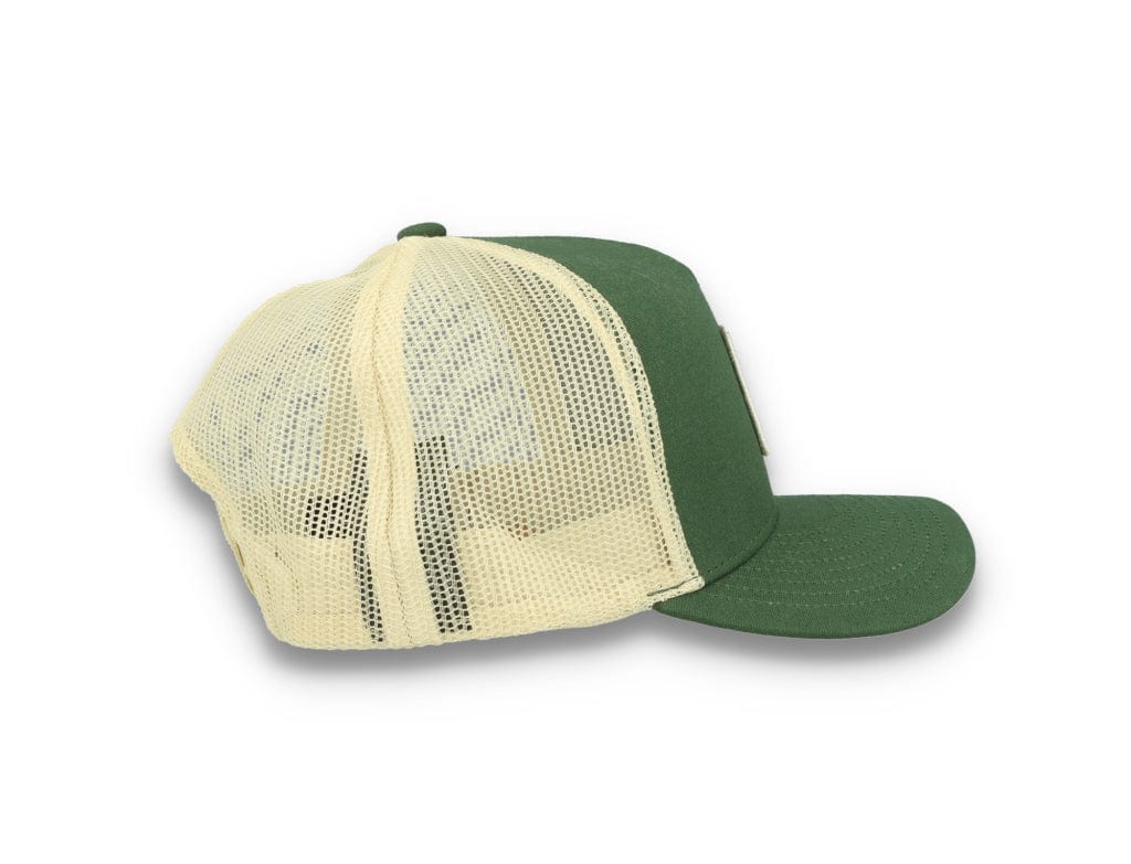 Trucker Cap Alpha Block X C MP Mesh Cap Dark Forest/Off White - LOKK