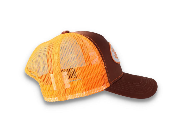 Von Dutch Trucker Cap Satin Brown/Orange - LOKK