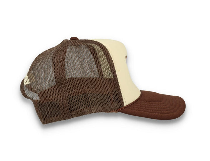 Trucker Cap Free & Easy Don't Trip Tan/Brown - LOKK