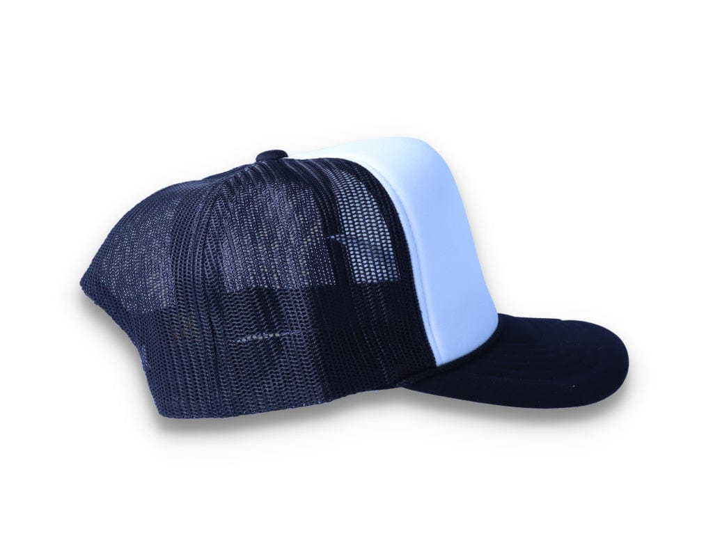 Black/White Trucker Cap Foam Curved Visor 6005FC - Yupoong - LOKK