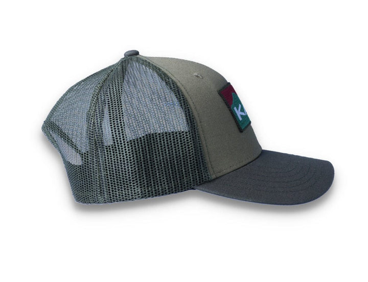 Above Standard Trucker Cap Green Moss - LOKK