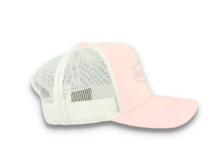 Trucker Cap Von Dutch Miami Velvet Light Pink/White - LOKK