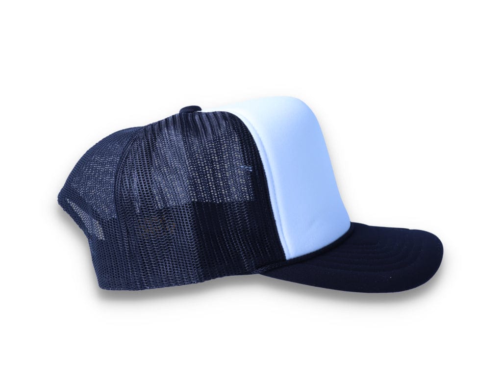 Black/White Trucker Cap Foam Curved Visor 6005FC - Yupoong - LOKK
