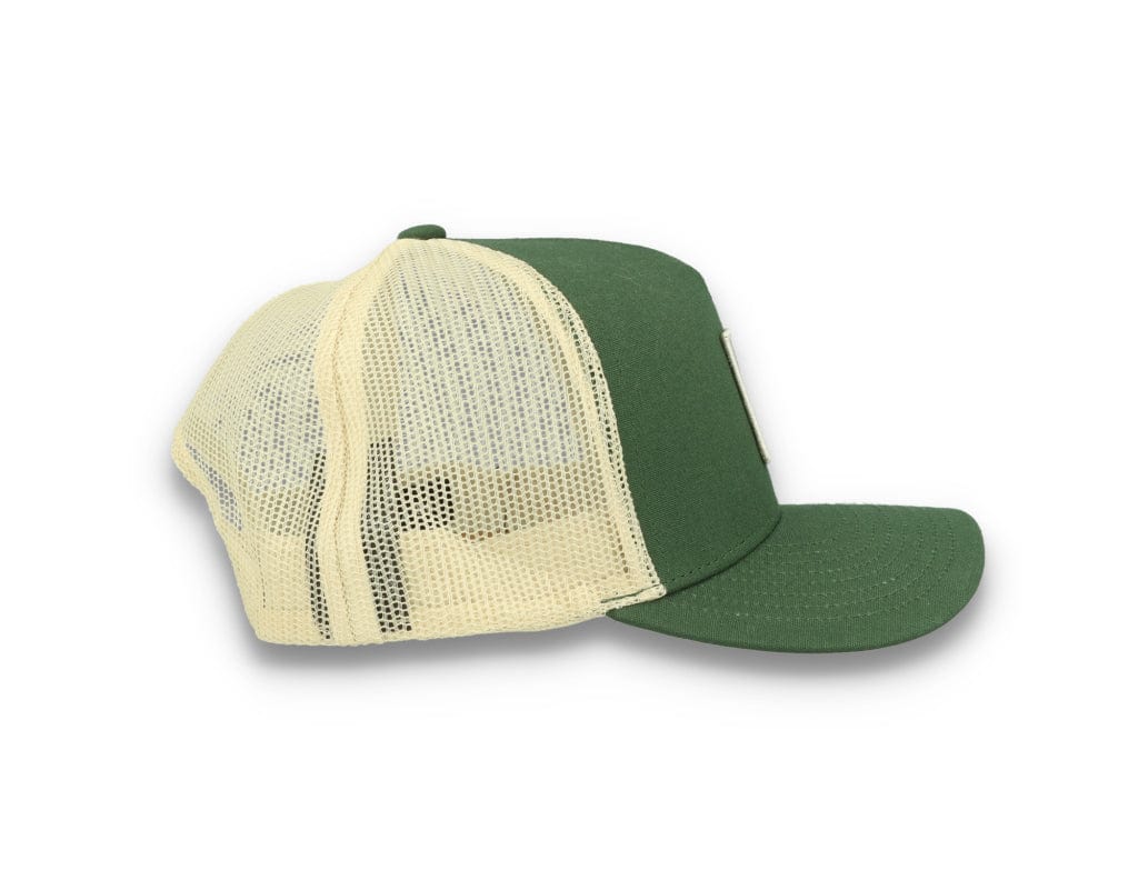 Trucker Cap Alpha Block X C MP Mesh Cap Dark Forest/Off White - LOKK