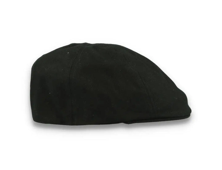 Flexfit Sixpence Black Flat Cap - LOKK