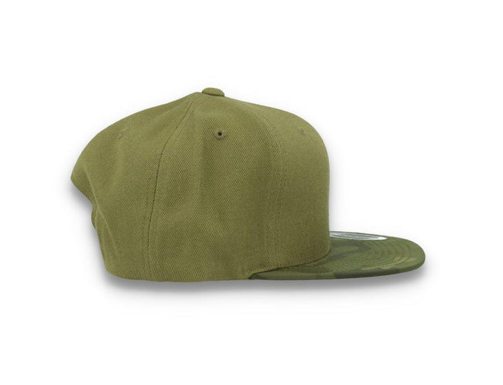 Yupoong Snapback Camo Visor 6089CV Olive Green - LOKK