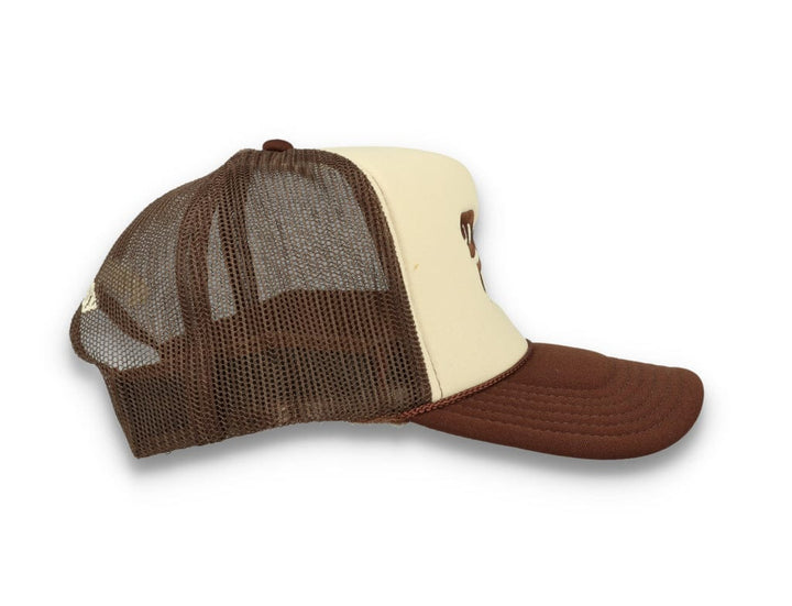 Trucker Cap Free & Easy Don't Trip Tan/Brown - LOKK