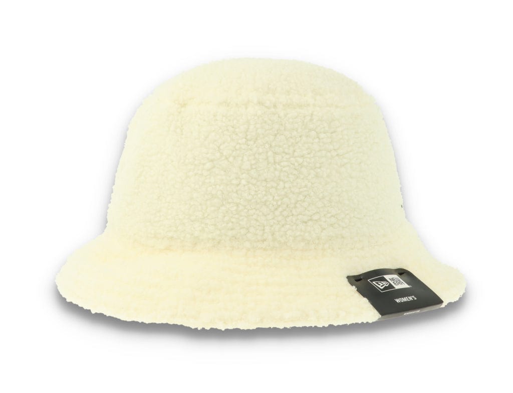 Bucket Hat Womens Borg Off-White - LOKK