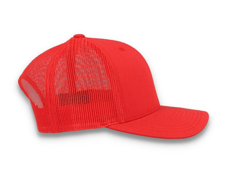 Red Trucker Cap Retro - Yupoong 6606 - LOKK