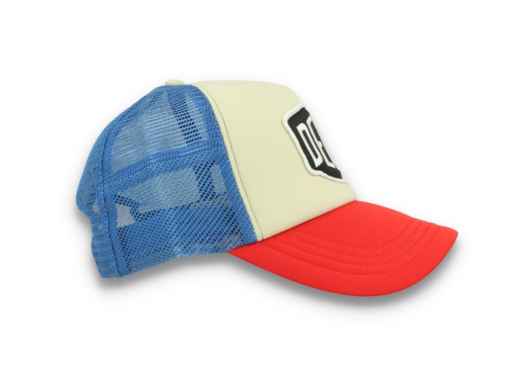 Trucker Cap Deus Ex Machina Baylands Blue/Beige/Red - LOKK
