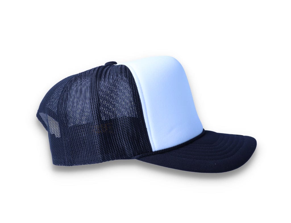 Black/White Trucker Cap Foam Curved Visor 6005FC - Yupoong - LOKK