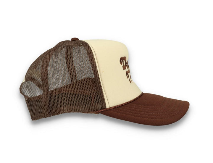 Trucker Cap Free & Easy Don't Trip Tan/Brown - LOKK