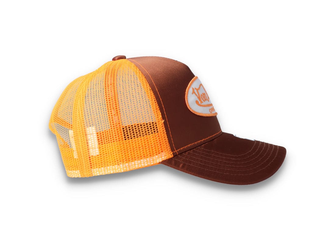 Von Dutch Trucker Cap Satin Brown/Orange - LOKK