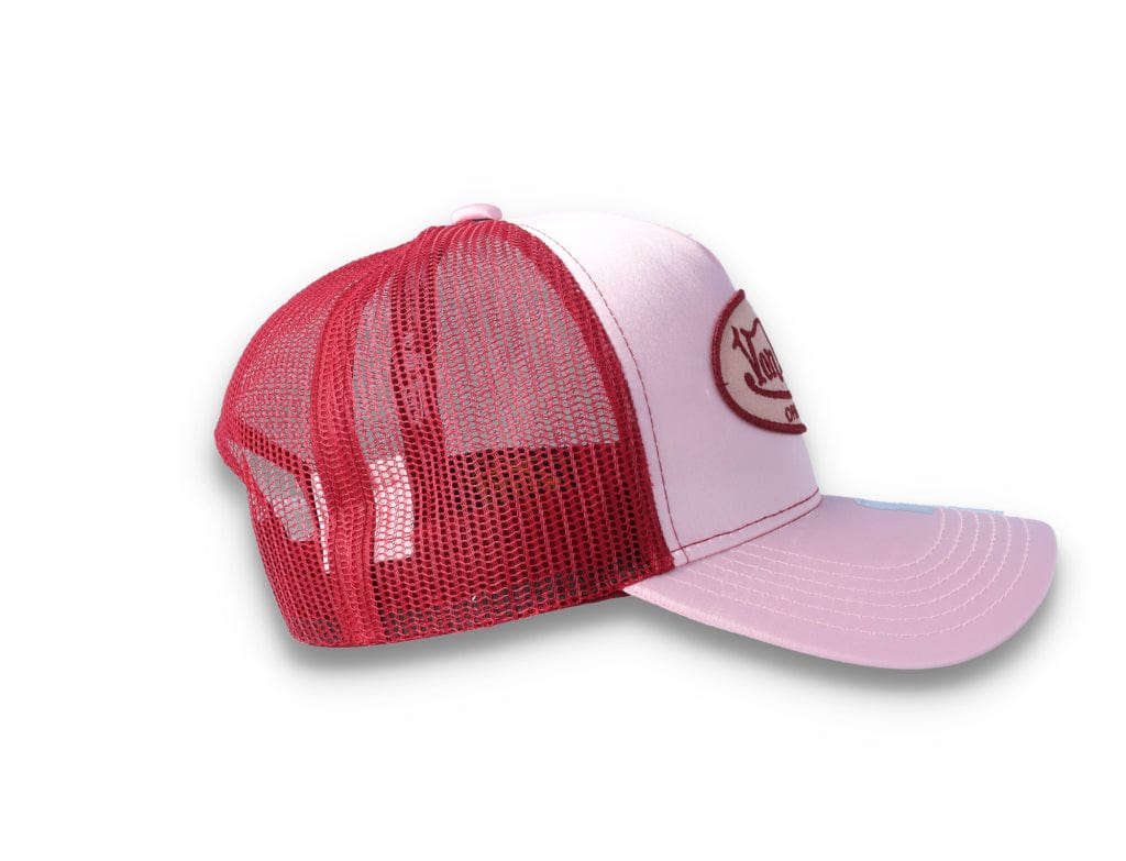 Von Dutch Trucker Cap Satin Pink/Red - LOKK