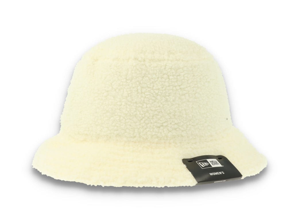 Bucket Hat Womens Borg Off-White - LOKK