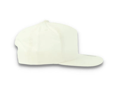 Yupoong 6502 Unstructured 5-Panel Snapback Cap White