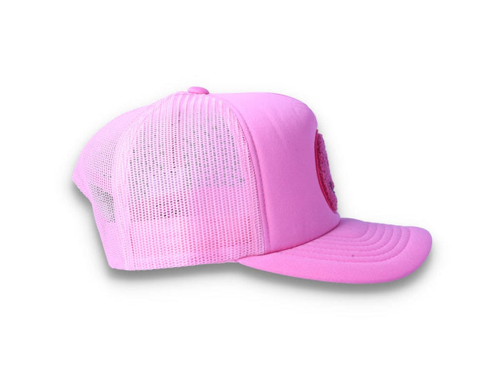 No Shanks Trucker Cap Pink - LOKK