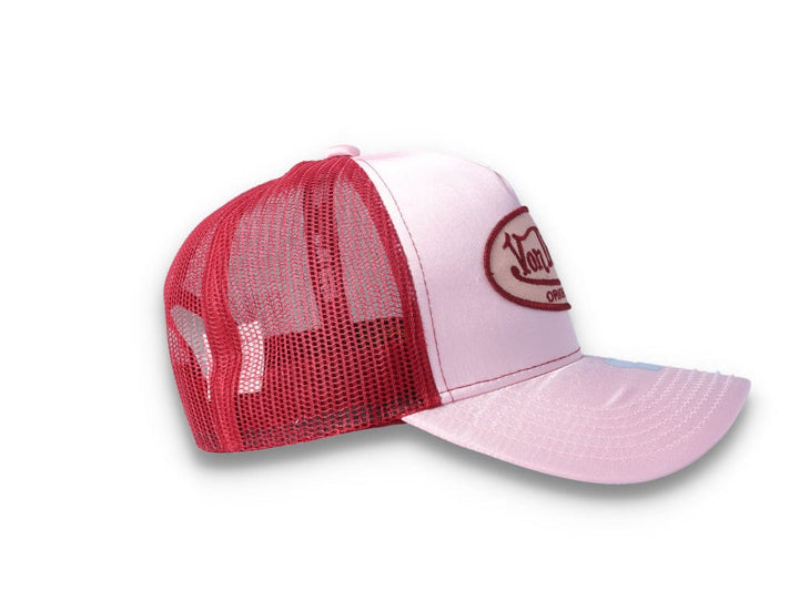 Von Dutch Trucker Cap Satin Pink/Red - LOKK