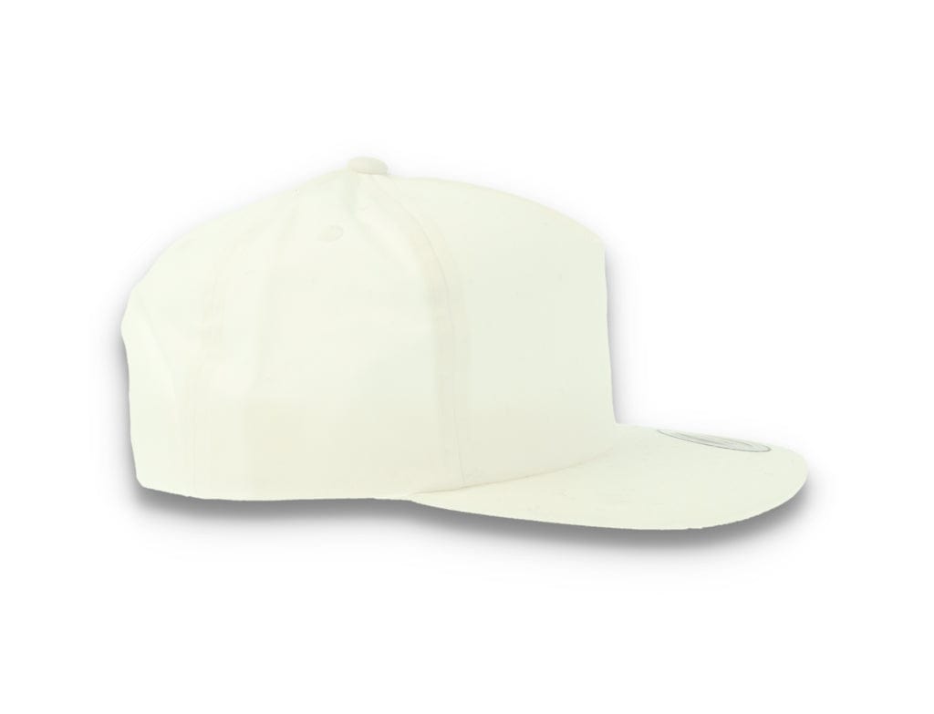 Yupoong 6502 Unstructured 5-Panel Snapback Cap White - LOKK