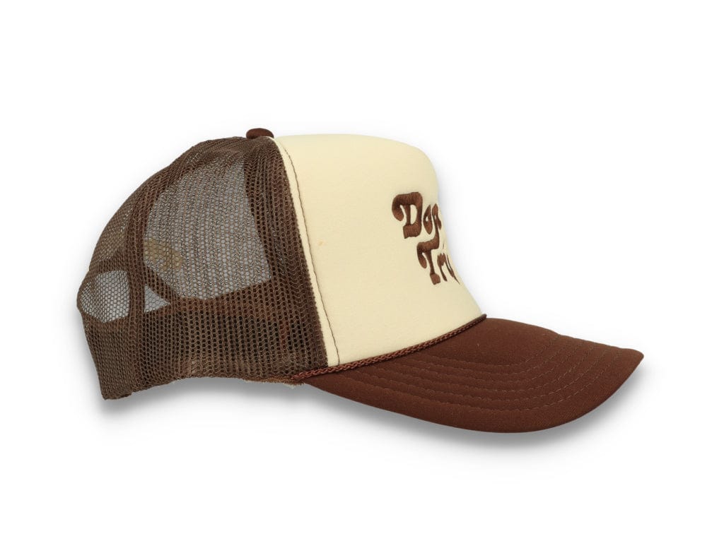 Trucker Cap Free & Easy Don't Trip Tan/Brown - LOKK