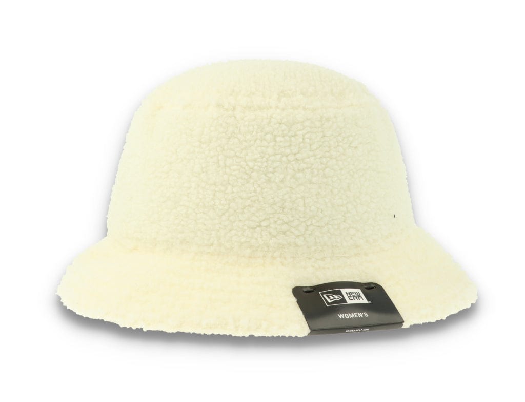 Bucket Hat Womens Borg Off-White - LOKK