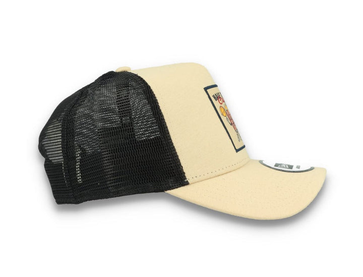 9FORTY A-Frame Trucker Cap Half Time Stone - LOKK
