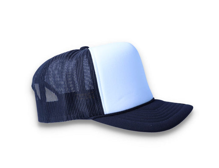 Black/White Trucker Cap Foam Curved Visor 6005FC - Yupoong - LOKK