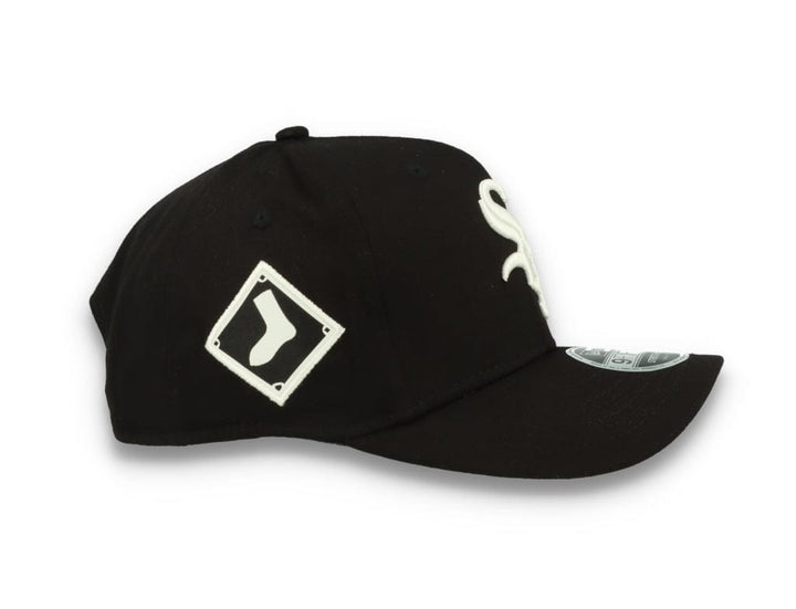 9FIFTY Stretch-Snap MLB Logo Chicago White Sox Black/White - LOKK