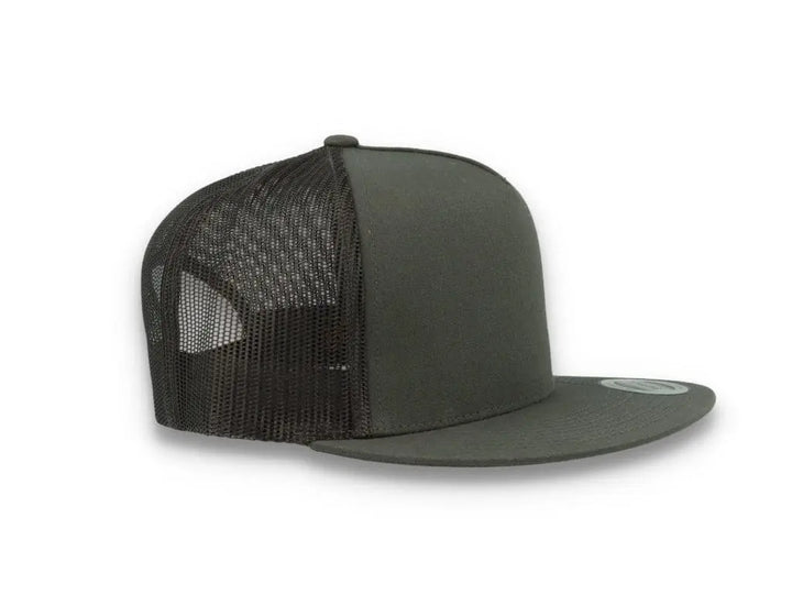 Classic Trucker Cap Dark Grey/Dark Grey - Yupoong 6006 - LOKK