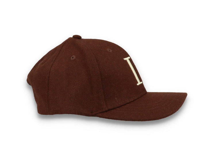 Wool II Baseball Cap Coffee Brown/Ivory - LOKK