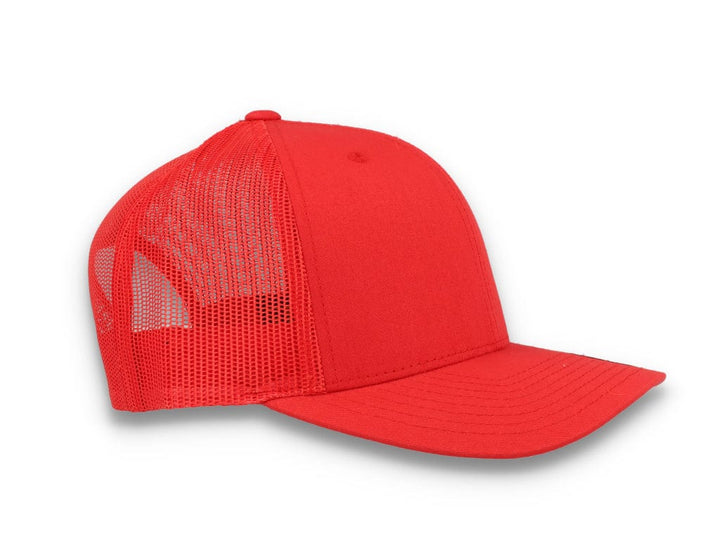 Red Trucker Cap Retro - Yupoong 6606 - LOKK