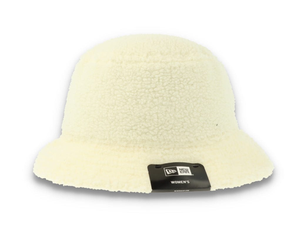 Bucket Hat Womens Borg Off-White - LOKK