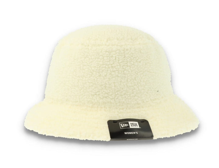 Bucket Hat Womens Borg Off-White - LOKK
